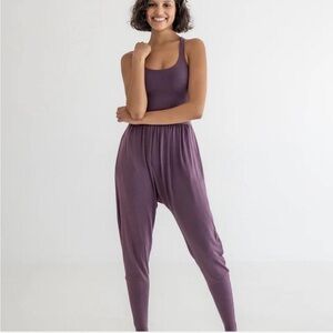 Chic Mauve Sleeveless Jumpsuit